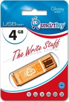 Флешка USB 2.0 SmartBuy Glossy 4GB Orange