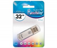 Флешка USB 2.0 SmartBuy V-Cut 32GB Silver