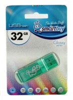 Флешка USB 2.0 SmartBuy Glossy 32GB Green