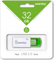 Флешка USB 2.0 SmartBuy Click SB32GBCL-G 32GB Green