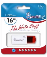 Флешка SmartBuy Click 16GB White