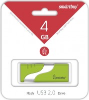 Флешка USB 2.0 SmartBuy Hatch 4Gb Green