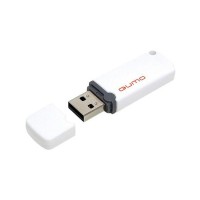 Флешка USB 2.0 Qumo Optiva 02 64Gb White