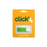 Флешка USB 2.0 Qumo Click 4Gb Jade