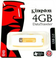 Флешка USB 2.0 Kingston 4Gb DTIG2 Yellow