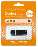 Флешка USB 2.0 Qumo Optiva OFD-02 32Gb Black