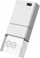 Флешка USB 2.0 Leef   Ice 16Gb White 8 марта