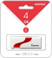 Флешка USB 2.0 SmartBuy Hatch 4GB White