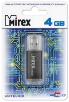 Флешка USB 2.0 Mirex Unit 4Gb Black