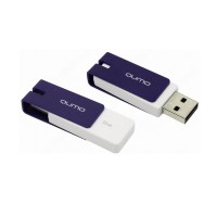 Флешка USB 2.0 Qumo Click 32Gb Sapphire