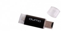 Флешка USB 3.0 Qumo 12 Gb Smart 5-in-1 (8G встроенная+4G MicroSD class 10)