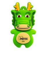 Флешка USB 2.0 Mirex Dragon 4GB Green