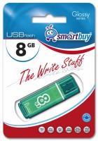 Флешка USB 2.0 SmartBuy Glossy 8GB Green