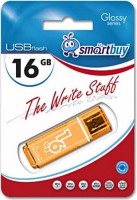 Флешка USB 2.0 SmartBuy Glossy 16GB Orange