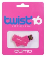 Флешка USB 2.0 Qumo Twist 16Gb Cerise