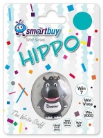 Флешка USB 2.0 SmartBuy  Wild Series Hippo 16GB