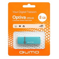 Флешка USB 2.0 Qumo Optiva OFD-02 8Gb Blue