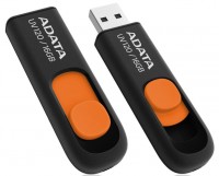 Флешка USB 2.0 A-Data UV120 16Gb Black orange