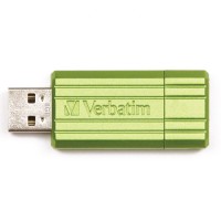 Флешка USB 2.0 Verbatim Pinstripe 8Gb Green