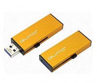 Флешка USB 3.0 Qumo Aluminium 16Gb Orange