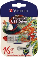 Флешка USB 2.0 Verbatim Store 'n' Go Mini Tattoo Edition Phoenix 16Gb