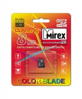 Карта памяти Mirex microSDHC 8Gb Class 10