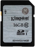 Карта памяти Kingston 16GB SDHC Class10 UHS-I (SD10VG2/16GB)