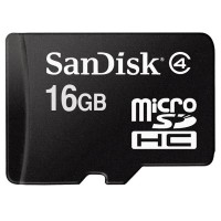 Карта памяти SanDisk microSDHC 16Gb Class 4