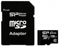 Карта памяти Silicon Power MicroSDXC128 Gb Сlass 10 Elite+adapter