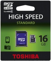 Карта памяти Toshiba M102 MicroSDHC 16Gb Class 4 + adapter