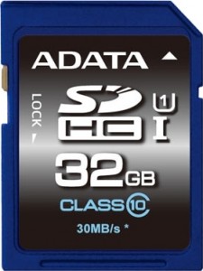 Карта памяти A-Data Premier SDHC Class 10 UHS-I U1 32GB