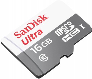 Карта памяти SanDisk microSDHC 16Gb Class10 Ultra SDSQUNB-016G-GN3MN