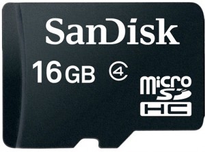 Карта памяти SanDisk microSDHC 16Gb   Mobile