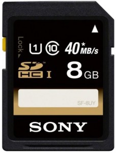 Карта памяти Sony SDHC 8Gb Class 10