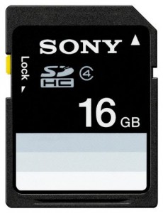 Карта памяти Sony SDHC 16Gb Class 4 SF16N4