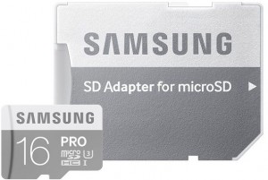 Карта памяти Samsung Micro SD PRO MB-MG16EA/RU