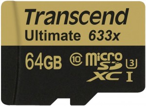 Карта памяти Transcend microSDXC64GB Ultimate 633x Class 10 UHS-I
