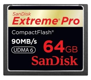 Карта памяти SanDisk CF 64Gb 90mb/s Extreme Pro