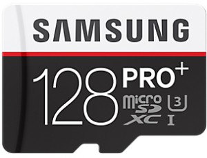 Карта памяти Samsung MicroSDXC PRO Plus 128GB + SD Adapter MB-MD128DA/RU