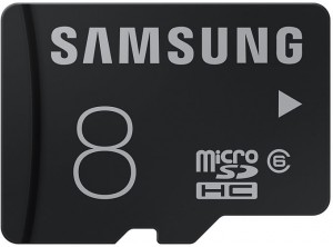 Карта памяти Samsung microSDHC Basic 8Gb сlass 6 MB-MA08D/RU