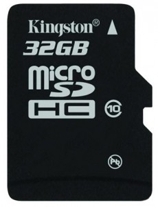 Карта памяти Kingston MicroSDHC 32GB SDCA10/32GB без адаптера