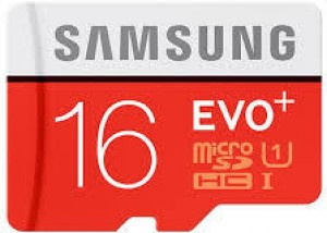 Карта памяти Samsung MicroSDHC 16Gb EVO Plus + SD-adapter MB-MC16DA/RU