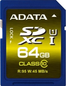 Карта памяти A-Data Premier Pro SDXC Class 10 UHS-I U1 64GB