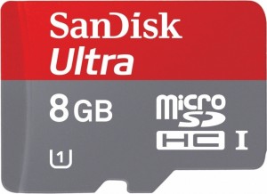 Карта памяти SanDisk Ultra microSDHC Class 10 UHS-I 8GB SDSDQU-008G-U46A + адаптер