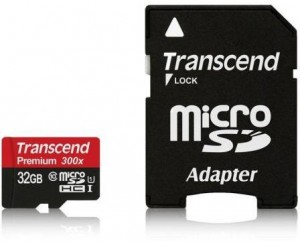 Карта памяти Transcend TS32GUSDU1+адаптер