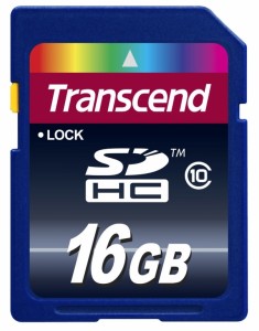 Карта памяти Transcend SDHC 16Gb Class 10 TS16GSDHC10