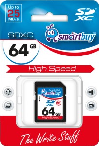 Карта памяти SmartBuy SDXC 64GB Class 10