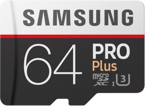 Карта памяти Samsung microSDHC PRO Plus 64Gb MB-MD64GA/RU