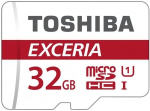 Карта памяти Toshiba THN-M302R0320EA M302 microSDHC 32Gb Class10 + адаптер