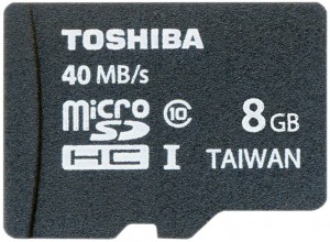 Карта памяти Toshiba SD-C008UHS1-6A microSDHC 8Gb Class 10 UHS-I + adapter